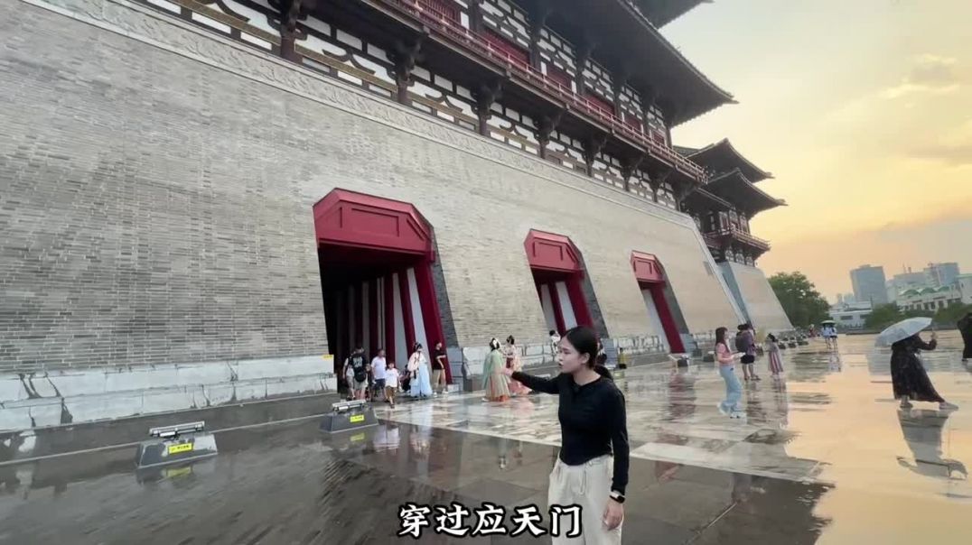 走进神都洛阳应天门也是当年武则天登基的地方以及天堂明堂